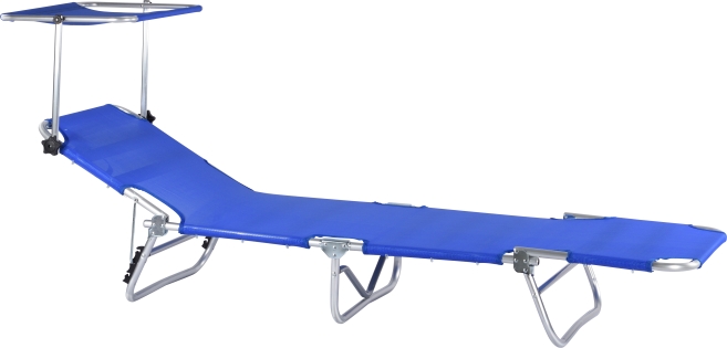 Suntour Wholesale Beach Portable Lounger Chaise pliante avec auvent