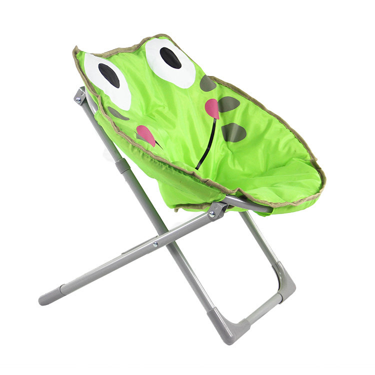 Offre spéciale chaise d'extérieur dessin animé enfant Squad chaise de plage, cadre en métal facile à ouvrir et avec porte-gobelet chaise pliante pour enfant