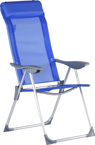 Belle chaise pliante de camping avec coussin