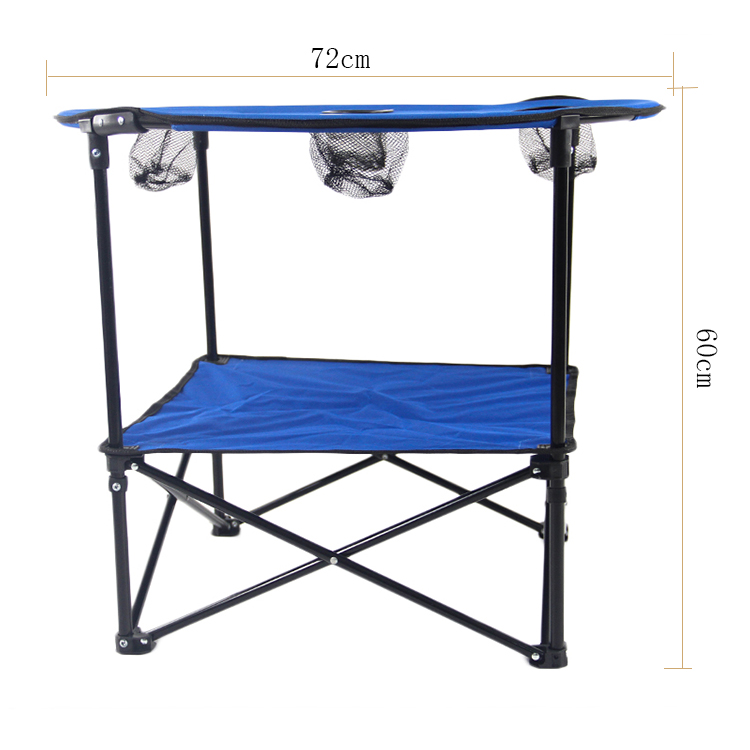 Table de camping portative pliante en aluminium extérieure de vente chaude avec le porte-gobelet pour le pique-nique