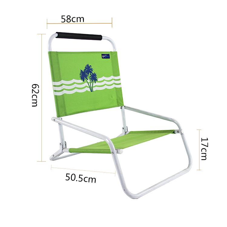  Acceptez les chaises pliables faites sur commande de siège bas de la Chine chaise pliante verte