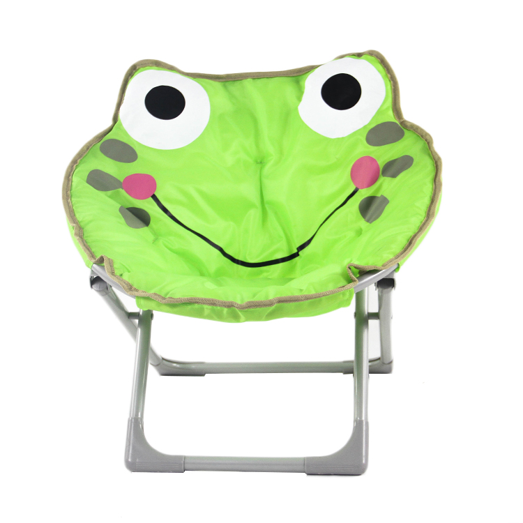 Offre spéciale chaise d'extérieur dessin animé enfant Squad chaise de plage, cadre en métal facile à ouvrir et avec porte-gobelet chaise pliante pour enfant